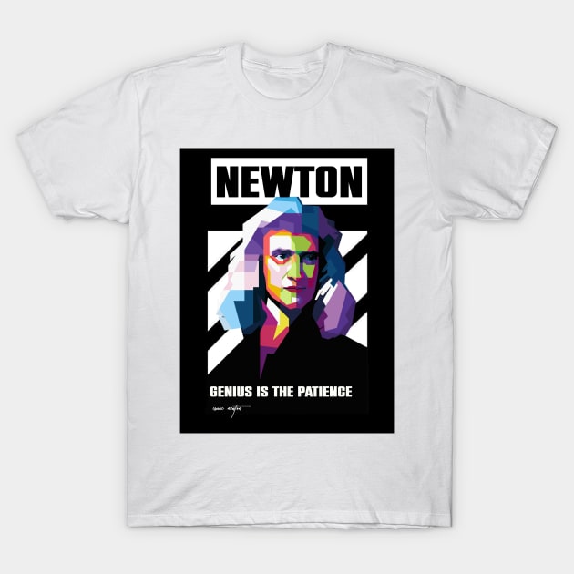 Newton Isaac T-Shirt by WPAP46